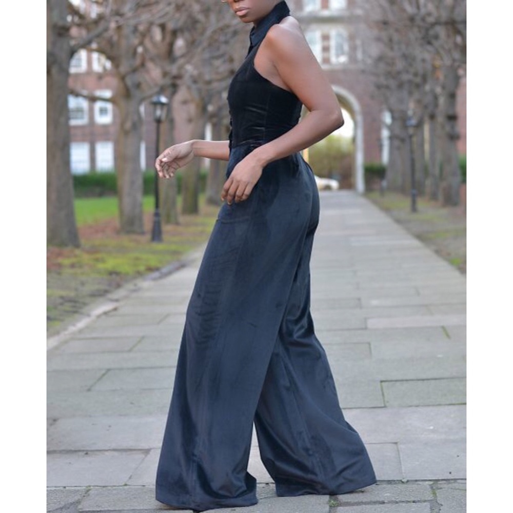 THE KEMIST BASTIA VELVET JUMPSUIT - Picture 3 of 6